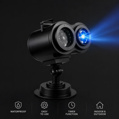 The Haunted Yard Projector — 32ft Display, 10 Spooky Patterns
